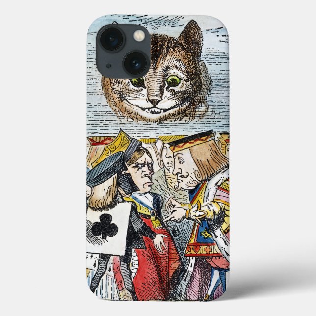 Funda De Case-Mate Para iPhone Gato de Cheshire, 1865 (Reverso)