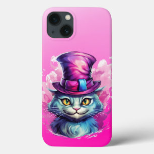 Funda Para iPhone 13 Gato de Cheshire inspirado por Alicia en el país d