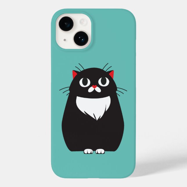 Funda De Case-Mate Para iPhone Gato de corte (Reverso )