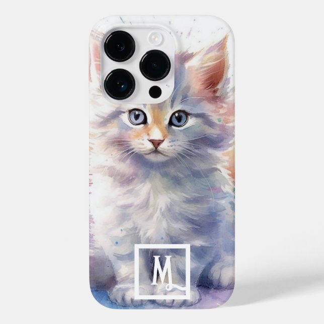 Funda De Case-Mate Para iPhone Gato de corte (Reverso )