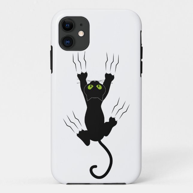 Funda De Case-Mate Para iPhone Gato de fragmentos (Reverso)