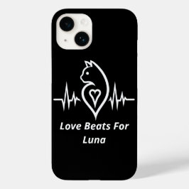 Funda Para iPhone 14 De Case-Mate Gato de latido - Amor Mascota personalizado
