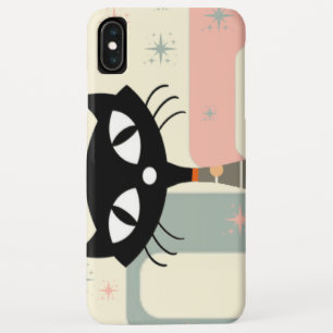 Funda Para iPhone XS Max Gato de mediados del siglo