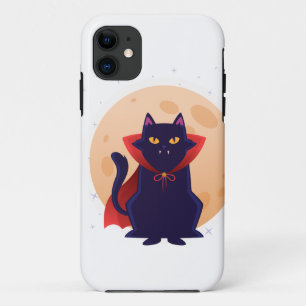 Funda Para iPhone 11 Gato de vampiro lindo