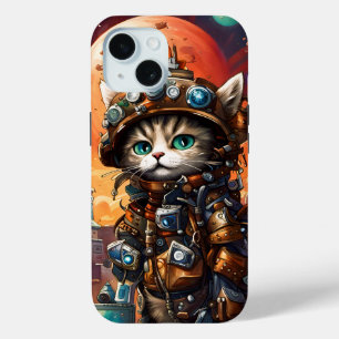 Funda Para iPhone 15 Gato de vapor I