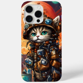 Funda Para iPhone 15 Pro Max Gato de vapor I