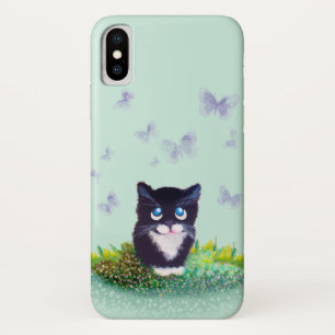 Funda Para iPhone X Gato del gatito