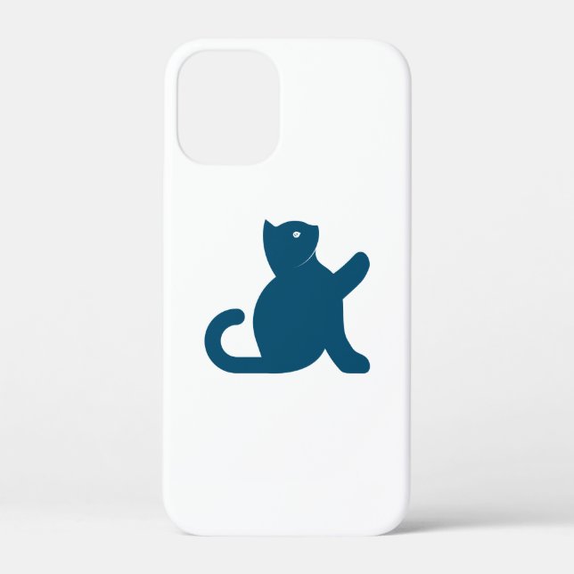 Funda De Case-Mate Para iPhone Gato Dice Hola (Reverso )