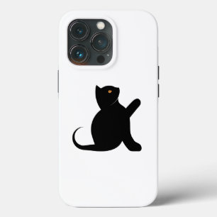 Funda Para iPhone 13 Pro Gato diciendo hola