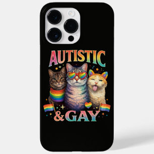 Funda Para iPhone 14 Pro Max De Case-Mate Gato Divertido Autista Y Gay