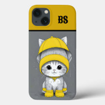 Gato Divertido con Botas de Lluvia – Humor de Gato