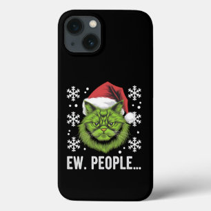 Funda Para iPhone 13 Gato divertido de Navidad, gente asquerosa, amante