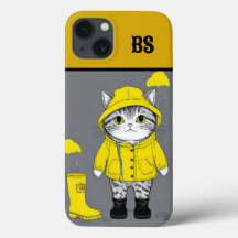 Gato Divertido en Botas de Lluvia – Humor de Gato