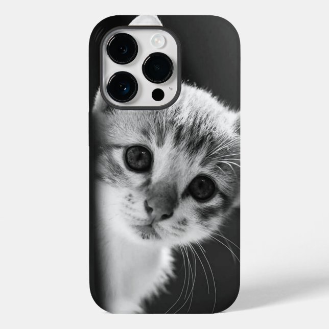 Funda De Case-Mate Para iPhone gato dulce (Reverso )