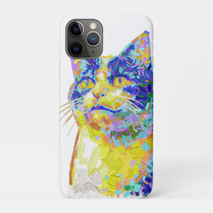Funda Para iPhone 11 Pro Gato en el botón de la luz del sol