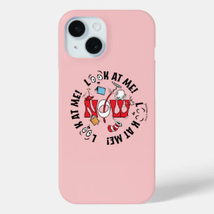 Funda Para iPhone 15 Gato en el Gorra   ¡Mírame! ¡Mírame!