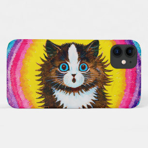 Funda Para iPhone 11 Gato en un arcoiris, estuche para iPhone Louis Wai