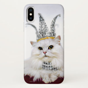 Funda Para iPhone X Gato en una corona