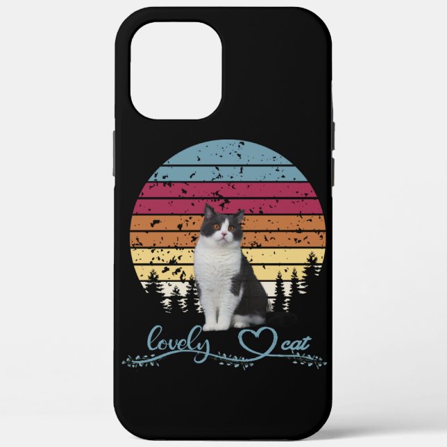Funda De Case-Mate Para iPhone Gato encantador (Reverso )