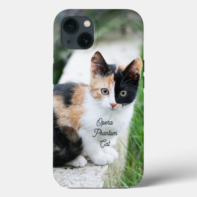 Funda De Case-Mate Para iPhone Gato Fantasma de la Ópera (Reverso )