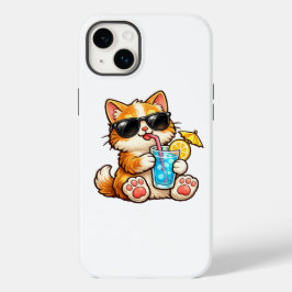 Funda Para iPhone 14 Plus De Case-Mate Gato fresco de verano