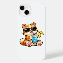 Funda Para iPhone 14 Plus De Case-Mate Gato fresco de verano