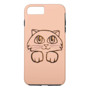 Funda Para iPhone 8 Plus/7 Plus Gato gato gatito agudo y lindo