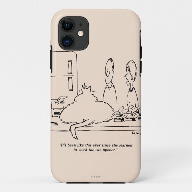 Funda De Case-Mate Para iPhone Gato gordo (Reverso)