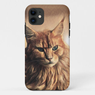 Funda Para iPhone 11 Gato Gracioso Y Loco