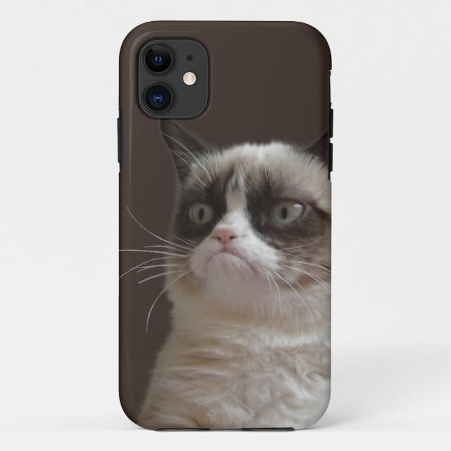 Funda De Case-Mate Para iPhone Gato gruñón (Reverso)