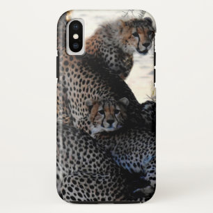 Funda Para iPhone XS Gato Guepardo Árboles Bosque Destino del Destino