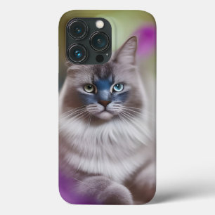 Funda Para iPhone 13 Pro Gato Himalaya