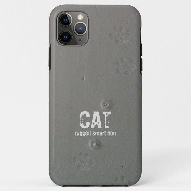 Funda De Case-Mate Para iPhone GATO hon inteligente escarpado con patas lindas (Reverso)