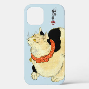 Funda Para iPhone 12 Gato japonés, Kuniyoshi (color cuestionable)