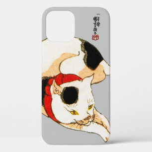 Funda Para iPhone 12 Gato japonés, Kuniyoshi, Ukiyo-e