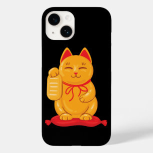 Funda Para iPhone 14 De Case-Mate Gato japonés maneki neko de oro, símbolo de riquez