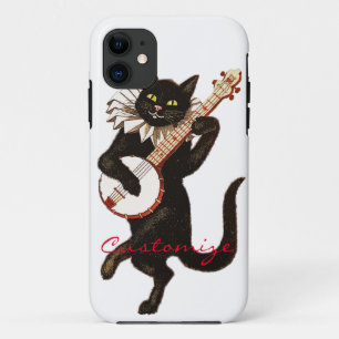 Funda Para iPhone 11 Gato jugando Banjo Thunder_Cove