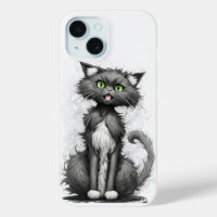 Gato Loco En Blanco