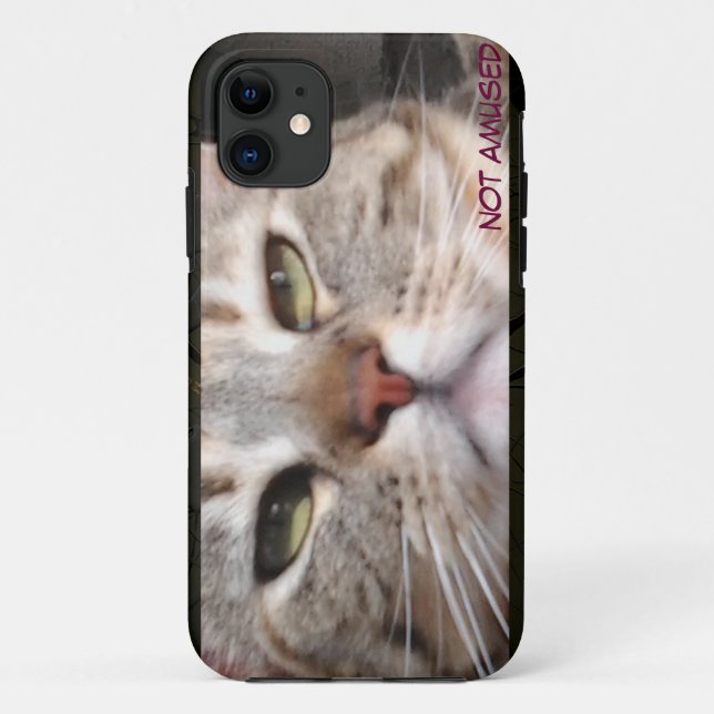 Funda De Case-Mate Para iPhone Gato Malhumorado (Reverso)