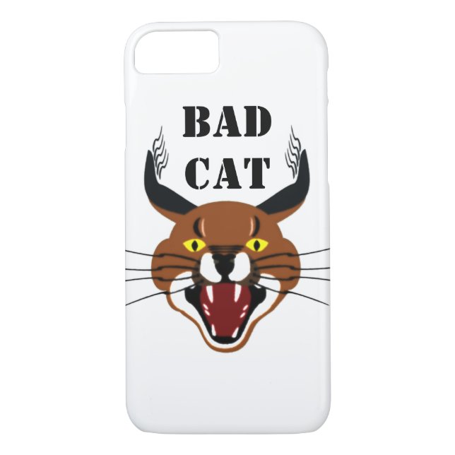 Funda De Case-Mate Para iPhone Gato malo caracal en crecimiento (Reverso)