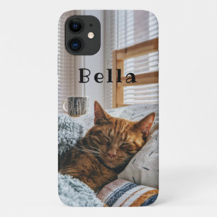 Funda Para iPhone 11 Gato mascota personalizado