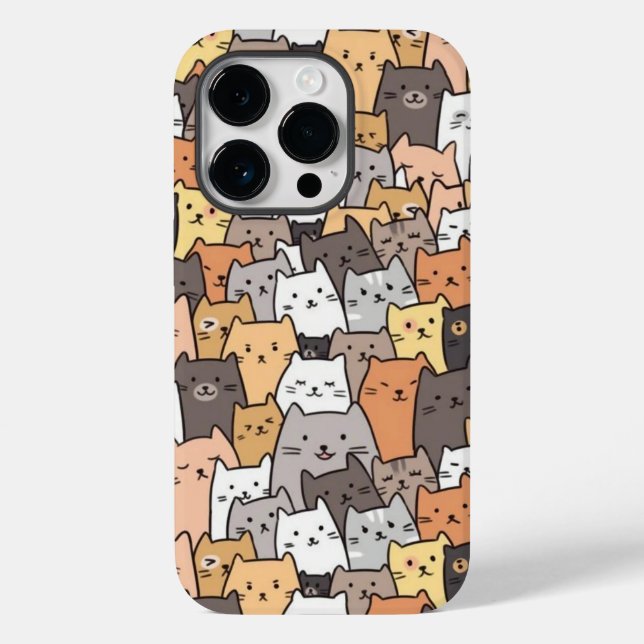 Funda De Case-Mate Para iPhone gato meme (Reverso )