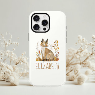 Funda Para iPhone 11 Pro Gato montés de bosque personalizado lindo