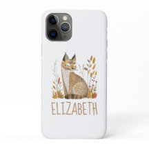 Gato montés de bosque personalizado lindo