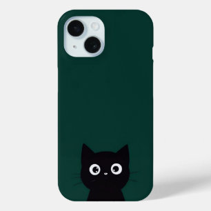 Funda Para iPhone 15 Gato negro