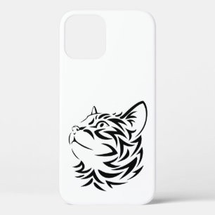 Funda Para iPhone 12 gato negro