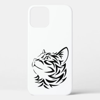 Funda Para iPhone 12 gato negro