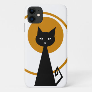 Funda Para iPhone 11 Gato negro