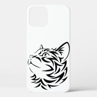 Funda Para iPhone 12 gato negro