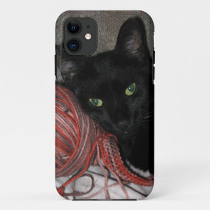 Funda Para iPhone 11 Gato negro